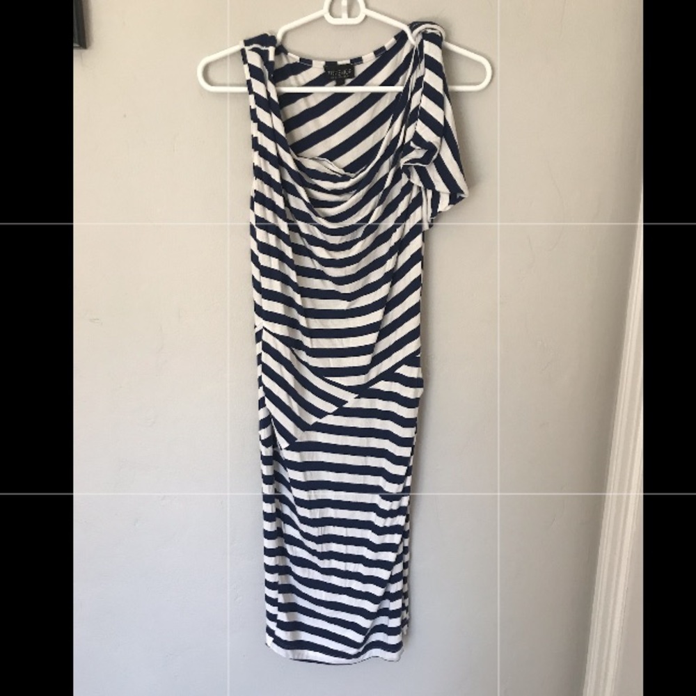 Top shop striped pencil dress